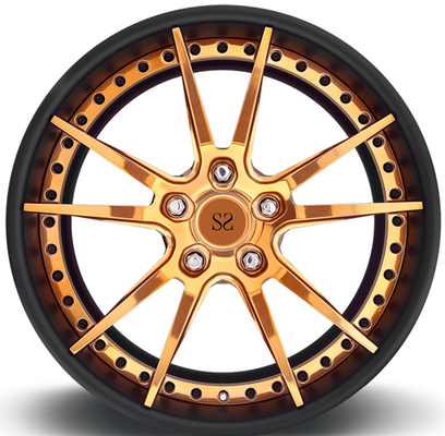 17 18 19 inch 3PC đan xen đồng hợp kim nhôm bánh xe sang trọng cho Aventado Huracan rims