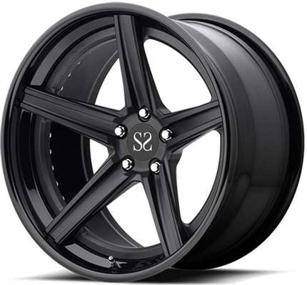Volkswagen 2 mảnh bánh xe hợp kim 5x100 18 19 20 inch mặt máy màu đen