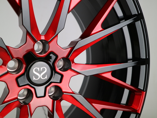 21 * 10 inch so le ngọn lửa màu đỏ giả mạo vành bánh xe thiết kế cutomize cho Benz