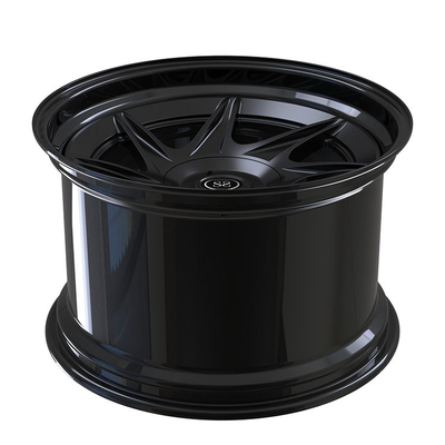 20 inch 13J Rộng bóng đen 2-PC Vành hợp kim nhôm rèn cho Nissan GTR 5x114.3