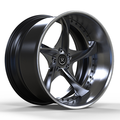 5x112 2-PC Forged 6061-T6 Audi Forged Wheels Big Lip St so le 19 20 inch
