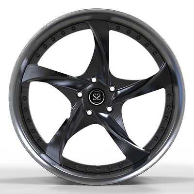 5x112 2-PC Forged 6061-T6 Audi Forged Wheels Big Lip St so le 19 20 inch