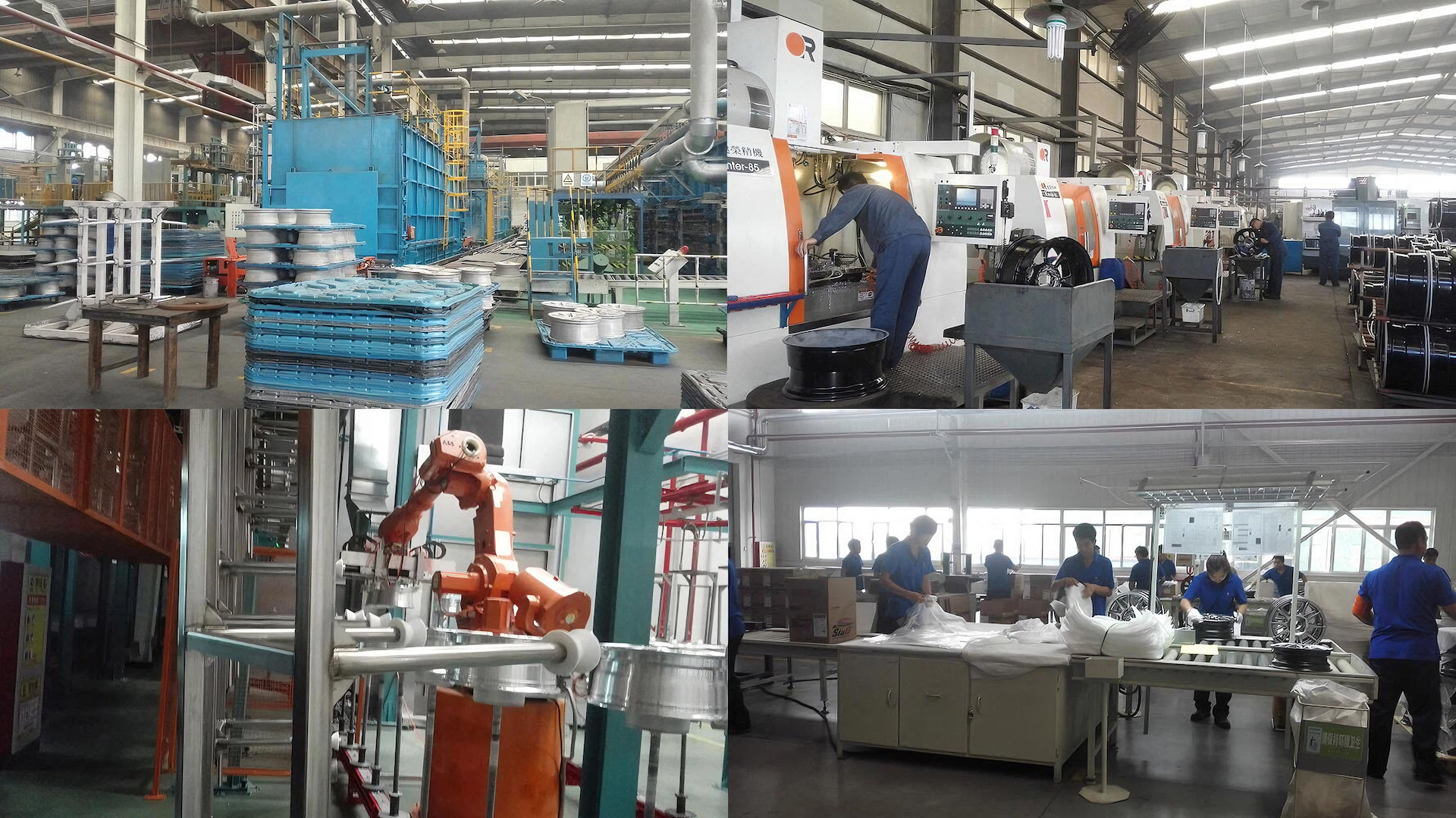 chất lượng Bánh xe rèn 1 mảnh nhà máy