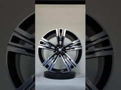 Custom Forged 1-PC Gloss Đen đánh bóng mặt BMW Rims