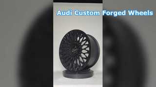 Vành rèn 1-PC Multi Nan hoa Satin Black 18",19",20",21",22" và 23" cho Audi