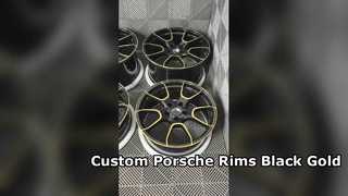 Vành Porsche OEM Vàng đen 18~24 inch