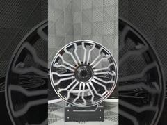 Porsche Replica 1-PC Vành rèn Mặt cắt màu đen