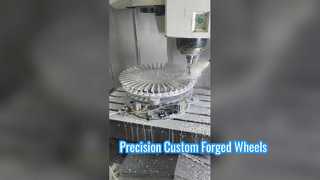 Phay CNC đĩa trung tâm bánh xe rèn đa chấu