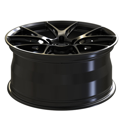 Satin Black 1 Piece Wheels Forged Đĩa 19 inch cho Audi S5 Monoblock Holes Vành sang trọng