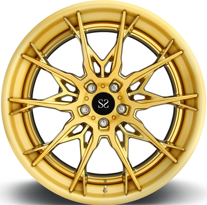 Mặt vàng 3PC Vành hợp kim nhôm rèn 18 19 20 21 inch cho Ferrari F12