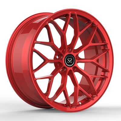 Màu đỏ tùy chỉnh 1 vành hợp kim nhôm rèn 9.5Jx21 ET31 cho Audi Q7