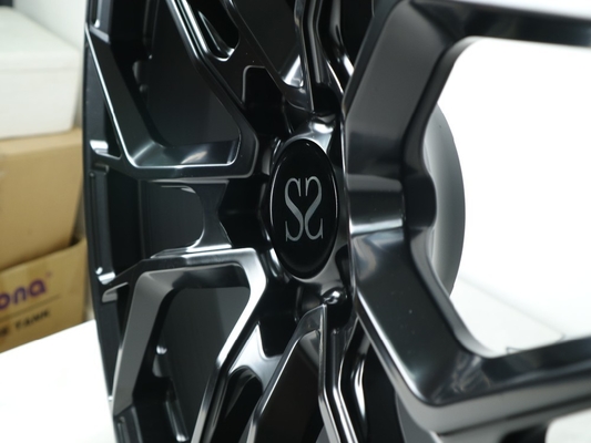 monoblock đen mờ bánh xe hợp kim rèn cho McLaren rs6