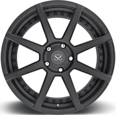 Vành hợp kim tùy chỉnh màu đen bóng 5x112 21 inch cho bánh xe rèn 2 mảnh 20 inch 20 inch của Mercedes-Benz G550