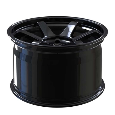 Bánh xe rèn 1 mảnh màu đen Monoblock Gloss cho GTR Vành xe hợp kim 20 inch so le