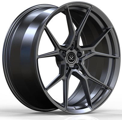 Vành xe Monoblock 1 mảnh Bánh xe rèn Kích thước 17 18 19 20 inch Xám đậm