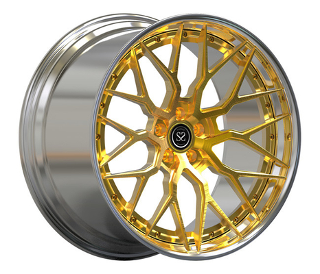 Bánh xe rèn 21x10 2 mảnh so le Phía trước 22x12 Phía sau Vành xe Ferrari 812 được đánh bóng