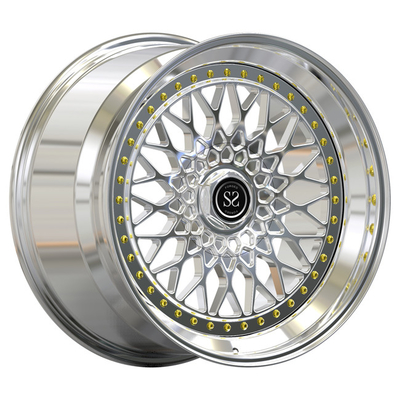 21 inch 2 PC mảnh Bánh xe nhôm rèn Thùng Chrome Môi Audi RS7