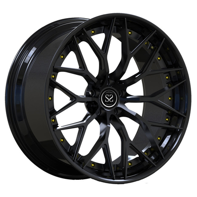 Bánh xe rèn 2 mảnh màu đen 19 inch cho vành xe khách BMW M2