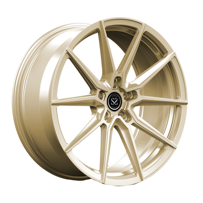 Monoblock 1 PC Bánh xe rèn 20 inch 20x10.5 Vàng chải cho BMW M5 Luxury