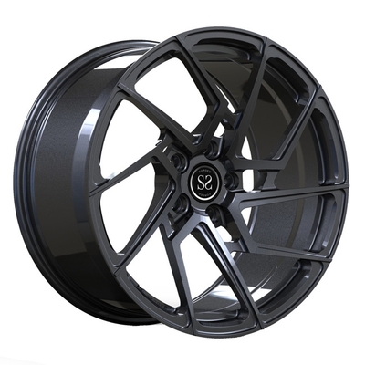 Monoblock 1 mảnh Bánh xe rèn 19 inch Đĩa nói màu xám quay cho Audi S4