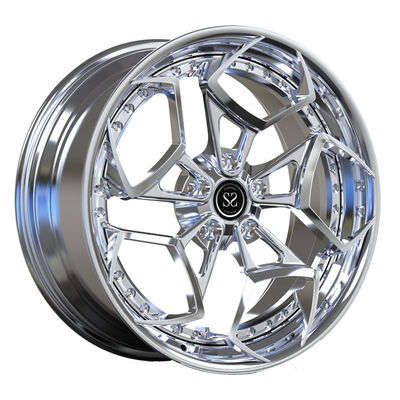 19 inch rèn 2 bánh xe PC Môi đĩa đánh bóng cho vành xe sang trọng Mercedes Benz A35