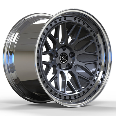 So le 20 inch 20X9.5 20X10.5 Bánh xe 2 mảnh được rèn cho Nissan GTR Stepped Lip