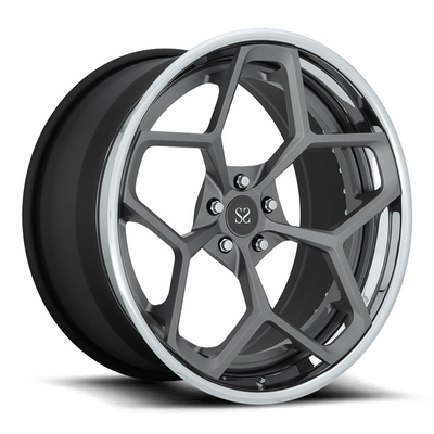 21 Đen bóng 2 Vành rèn PC Hợp kim tùy chỉnh Audi Q7 / 22 Inch