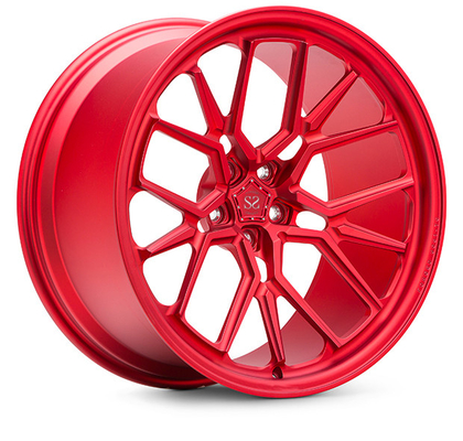 M3 Candy 1 Piece Bánh xe Monoblock giả mạo Red Slight Spoke cho tùy chỉnh