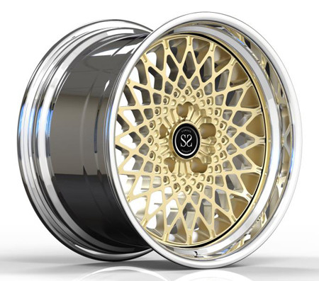 Ba Lan rèn 2 mảnh Step Lips Rims Pontiac Trans AM GTA 18x10.5 Gold