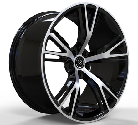 Bánh xe 1 mảnh nguyên khối cho F06 BMW M6 Gran Coupe Vành bóng so le 22 inch