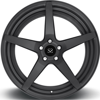 Bánh xe rèn 19 inch 1 mảnh Vành đĩa bằng đồng sẫm màu cho Audi S4 Monoblock Luxury