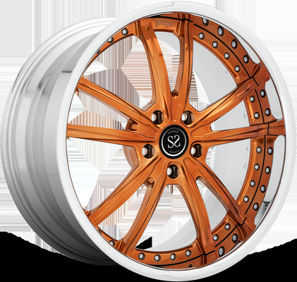 Bánh xe rèn 2 mảnh tùy chỉnh Matt Brown 21x9 5x112 cho Audi S8