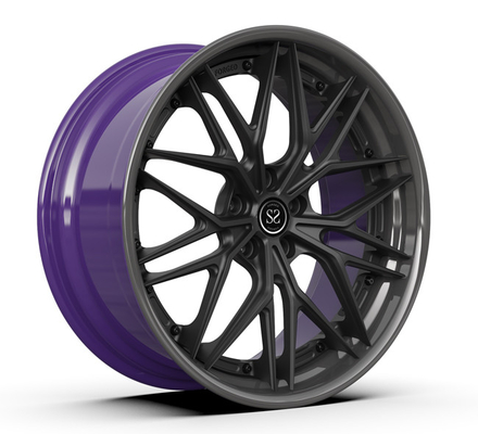 5x112 Bánh xe nguyên khối được rèn cho kim loại súng tối BMW 5 vành 20 inch được đánh bóng