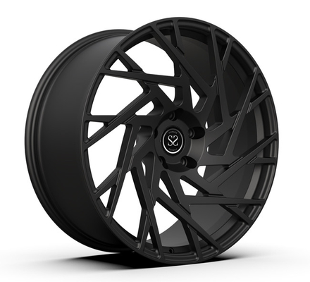 23 inch 23x10 Vành đúc nguyên khối được rèn Bánh xe màu đen than chì Mercedes Benz 5X130