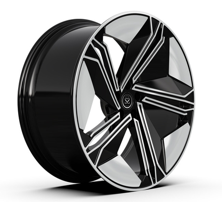 Vành bánh xe rèn lõm sâu Monoblocok 23x10.5 Mặt gia công màu đen Audi RS Q8