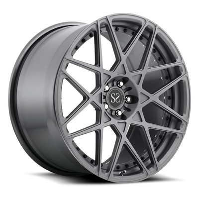 Đồng hợp kim tay đai tùy chỉnh 1PC bánh xe rèn cho Land Rover Ferrari Đen 18 19 Inch 5x112