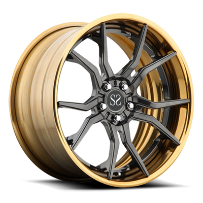 5x112 5x120 5x130 2 miếng Vòng vàng Đồng hợp kim rèn đen 18 19 Cho Porsche BMW Audi Benz