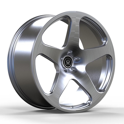 BMW Z4 YEAR 2011 5-Spokes Custom 1-PC Rims Brushed Face 20x9 và 20x10