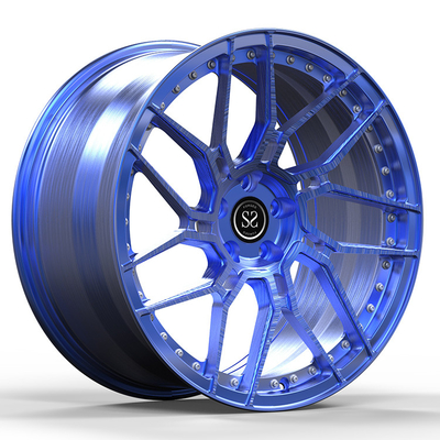Audi E-Tron GT Xe ô tô 22x10/11.5 1-PC Custom Blue Brushed