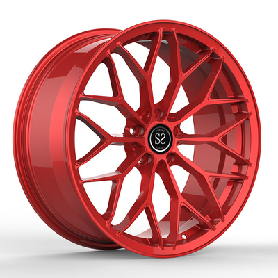 Đỏ 1 miếng bánh xe rèn tùy chỉnh 21x9.5 và 22x12 cho Ferrari FF
