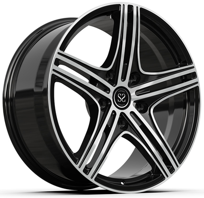 SLS AMG 1 mảnh bánh xe rèn tùy chỉnh bóng đen mặt đánh bóng 20x10.5 và 21x12