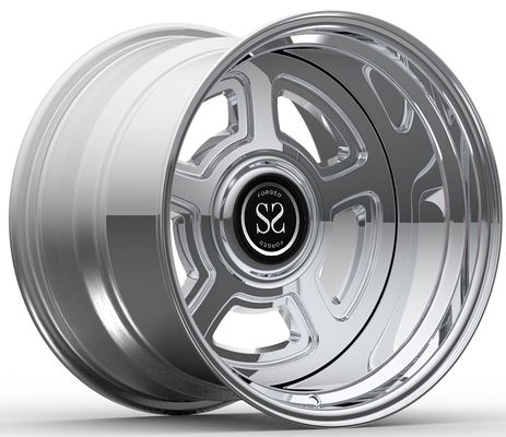 Custom 3 PC Rims 18X8 và 18X12 đánh bóng cho Dodge Charger 1968