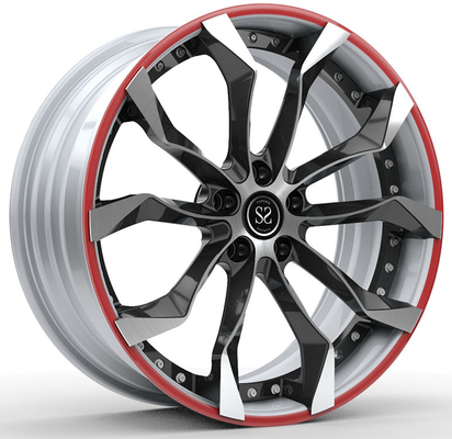 19x8.5ET9 /19x10 ET19 Gloss Đen cửa sổ Mặt trắng Và Nhẫn đỏ Cho năm 2001 E39 M5