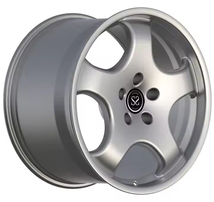 Đốp xe phía trước 8.5Jx19 ET50 phía sau 11.5Jx19 ET76 Cho Porsche 991 Gloss Silver Forged 1-PC Rims