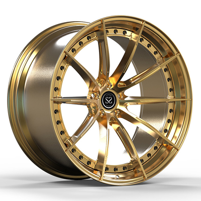 5x112 Rims For Audi RS8 Gloss Đen 2 PC đúc kim loại nhôm Rims Staggered 19 và 20 inch