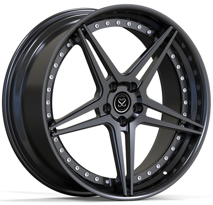 22x10.5ET20/5x112/66.5 Satin Black Custom Rims Cho Audi RS6 4G 2016