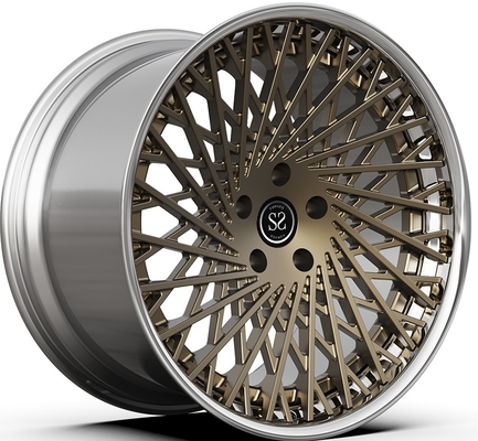 21x9.5ET30/22x12.5ET51/5x114.3/67.1 Đồng đánh bóng 2 PC Vòng cho Ferrari F12
