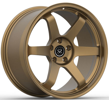 22x9.5ET12/22x11ET32/5x112/66.6 Bronze 1 Piece Forged Wheels for BMW 7series G70