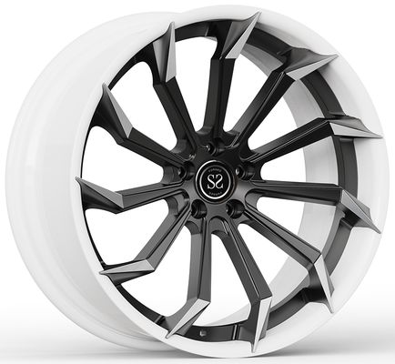 M3 F80 20 và 21 Custom 2-PC Rims rèn thùng trắng và đĩa đen