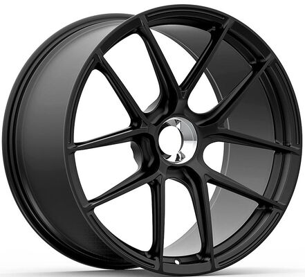 Staggered 20 và 21 inch Satin Đen Custom 1-PC bánh xe rèn cho Corvette C8 2021